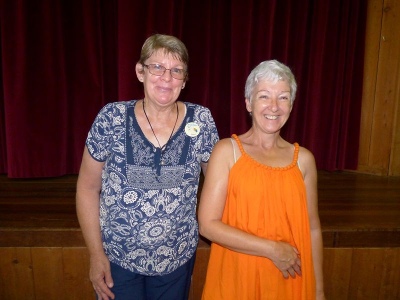 Incoming President Penny Melton with outgoing President Michelle Parker