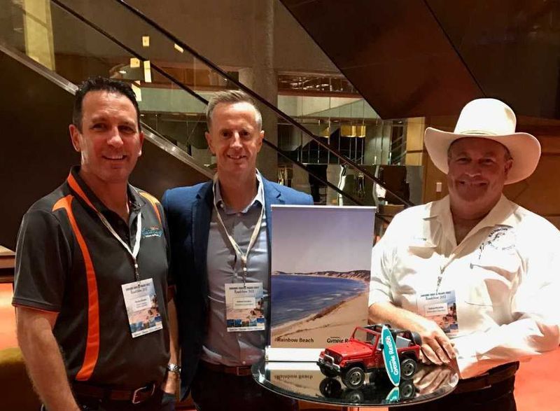 Heatley Gilmore, Rainbow Getaway, Andrew Saunders, VSC and Andrew McCarthy, Rainbow Beach Horserides were the local represent