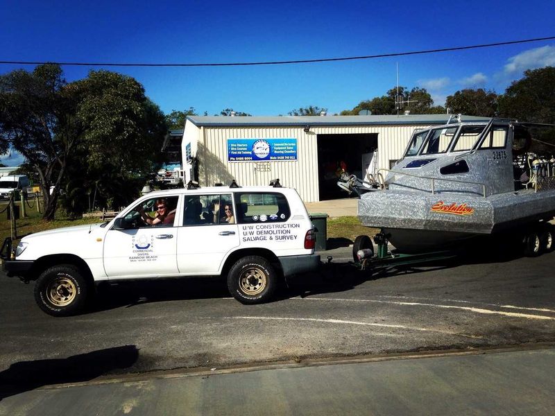 The Wolf Rock Dive crew are delighted with their new boat