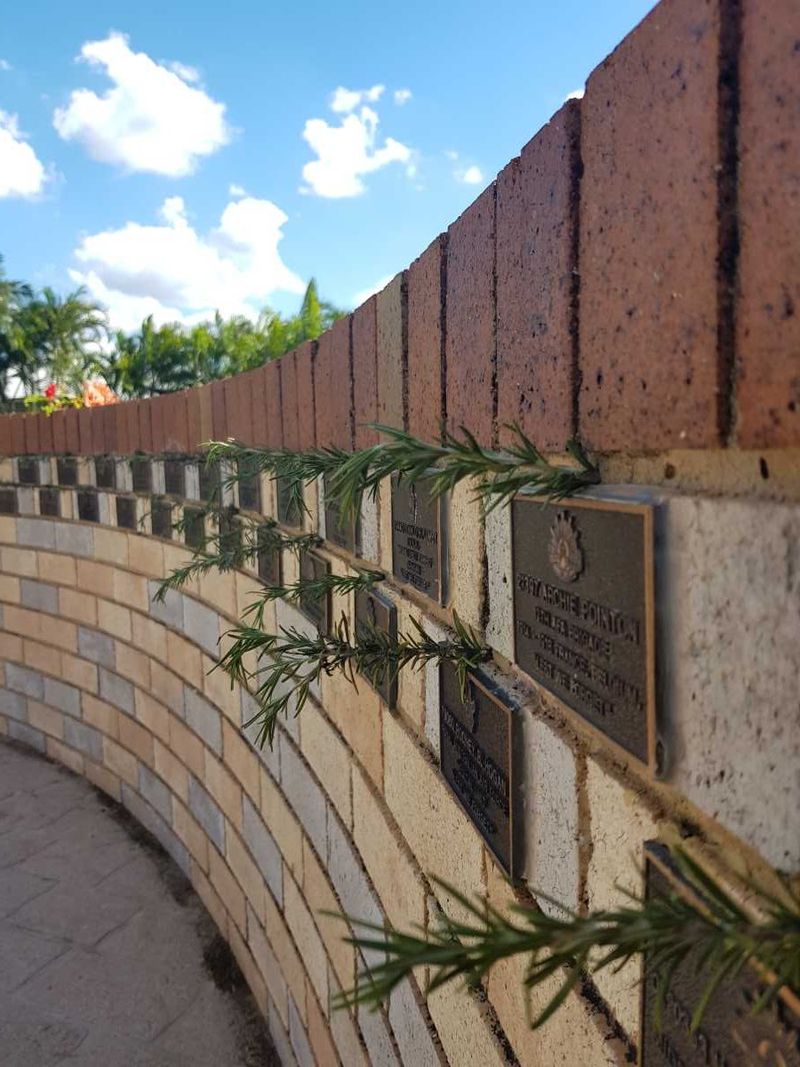 Tin Can Bay War Memorial - photo by J Milne