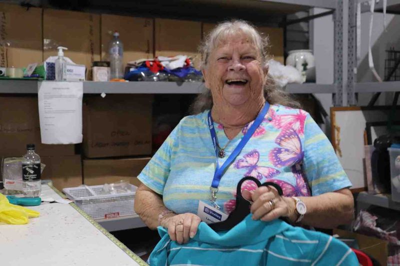 Join volunteer Larraine Goodwin at Rainbow Beach Vinnies