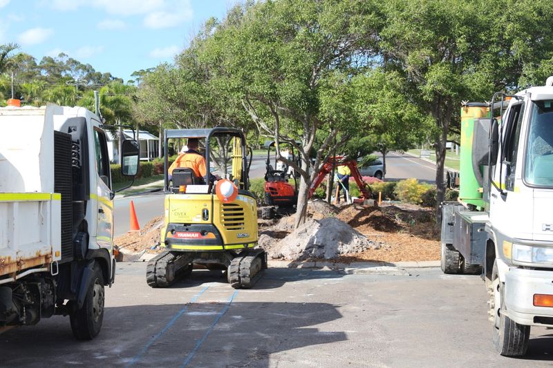 The current works by Council will result in the undergrounding of overhead power lines