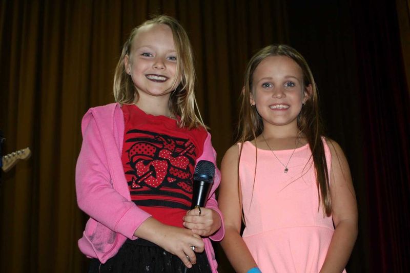 Anna Dunstan and Casey Pilkington served up coffees and teas at the Sound of Teen Spirit concert, now it is time for another