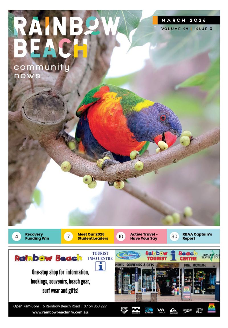 Rainbow Beach Community News March 2026 post image