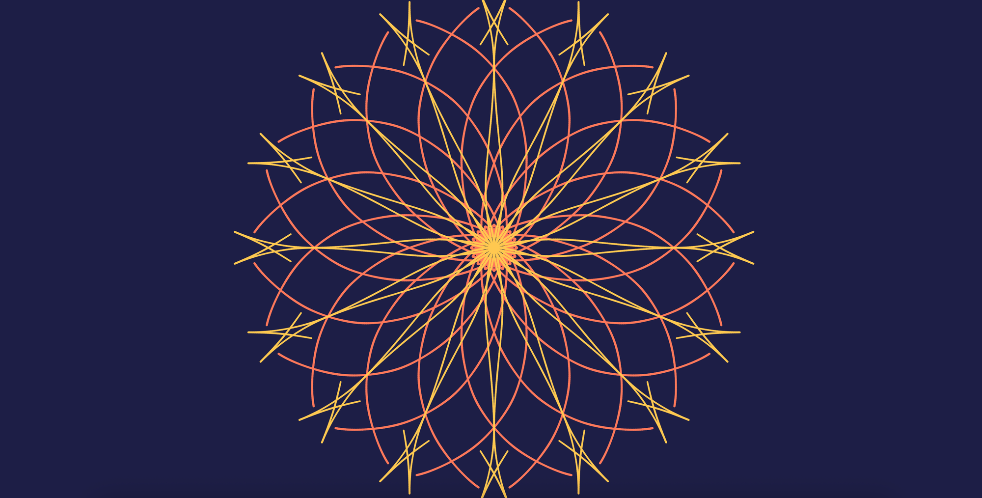 Drawing a Mandala with p5.js: Fading Trails, Curvy Keys & Multi-Line Color - Part 2