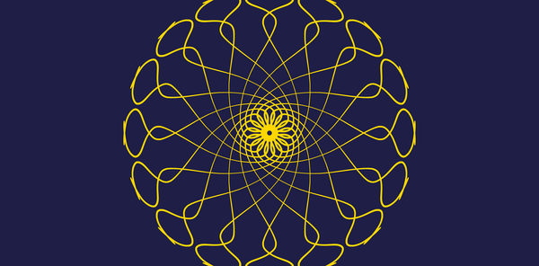 Drawing a Mandala with p5.js: Smooth Lines, Speed-Based Thickness & Tweakpane - Part 1