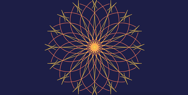 Drawing a Mandala with p5.js: Fading Trails, Curvy Keys & Multi-Line Color - Part 2