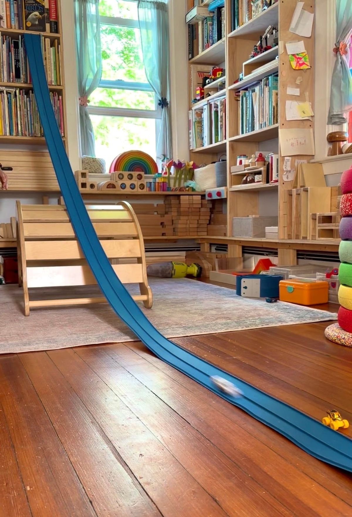 A block play accessory for car lovers