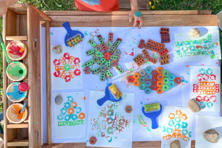 Printmaking through play!