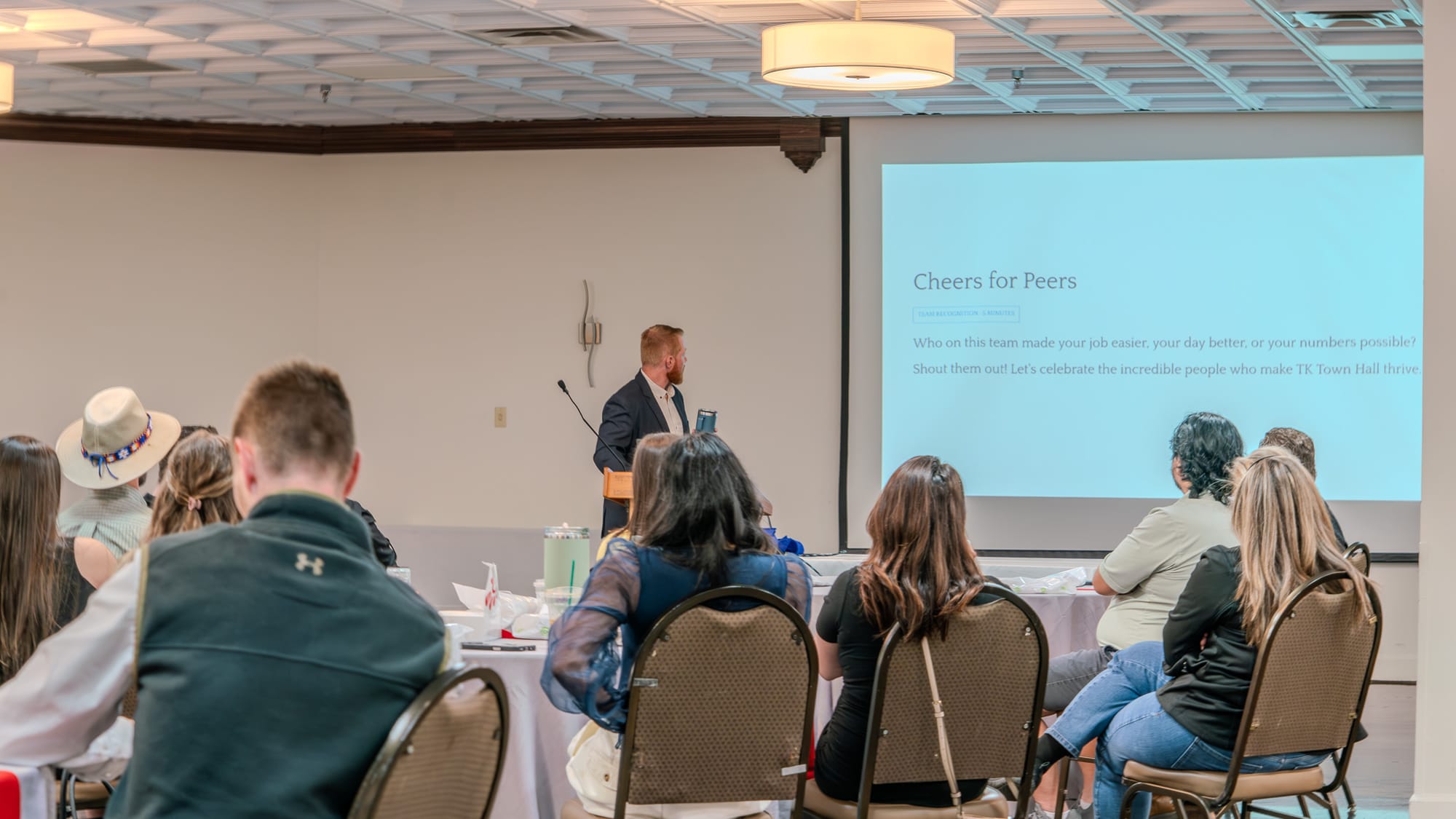 Cheers for Peers segment at the Kings of Real Estate Town Hall