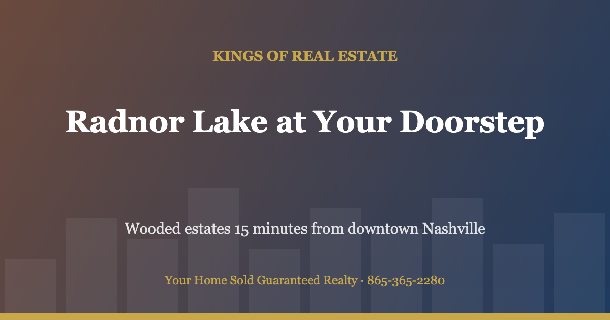Living in Oak Hill TN - wooded estates near Radnor Lake and Nashville
