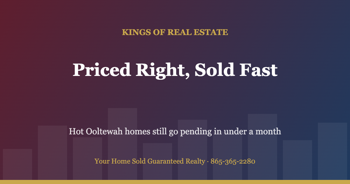 Pricing strategy to sell your Ooltewah TN home fast in 2026