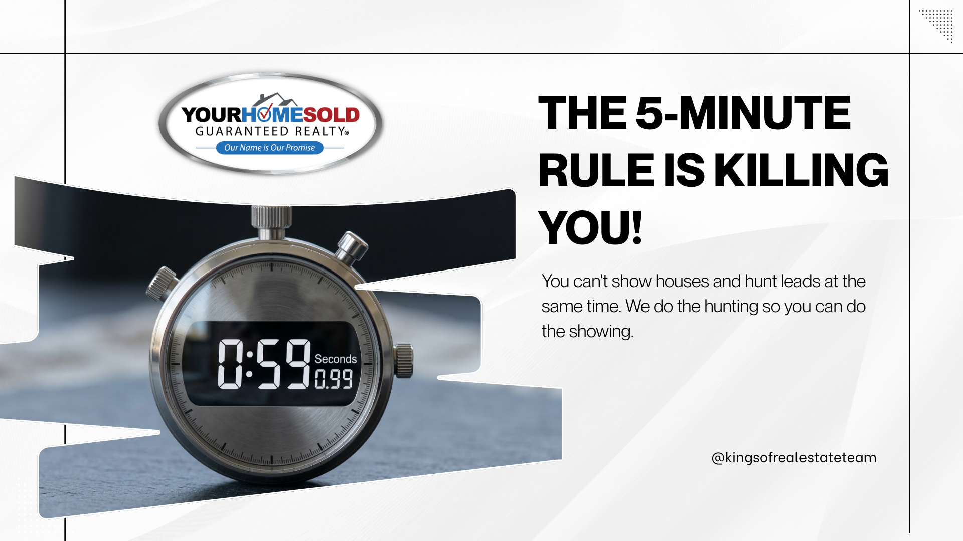 5 Minutes or 5 Days?