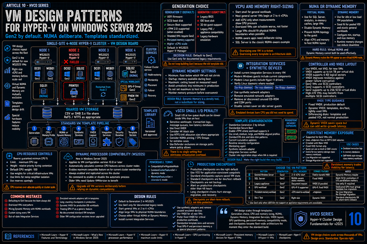 VM Design at Cluster Scale for Hyper-V on Windows Server 2025