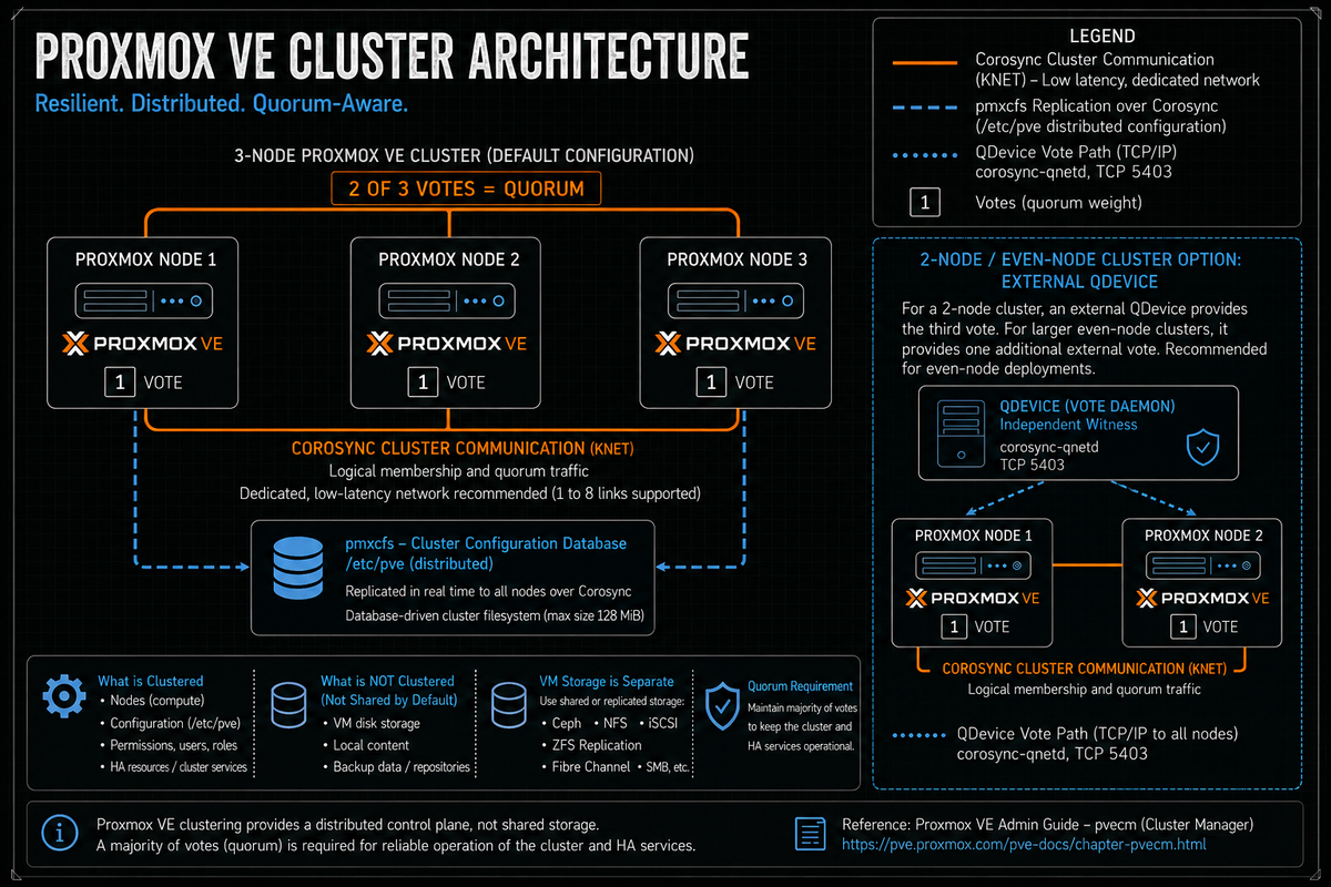 Proxmox VE Cluster Design Fundamentals for v9.1