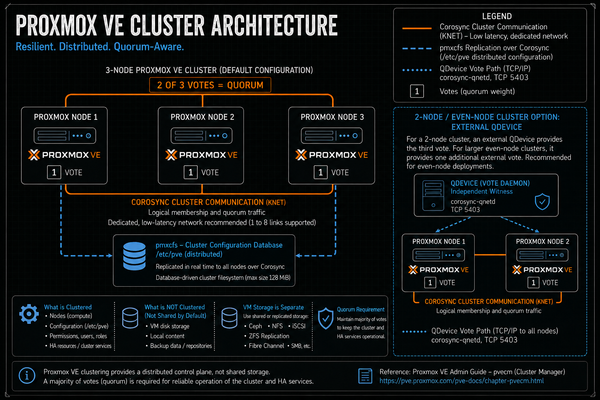 Proxmox VE Cluster Design Fundamentals for v9.1