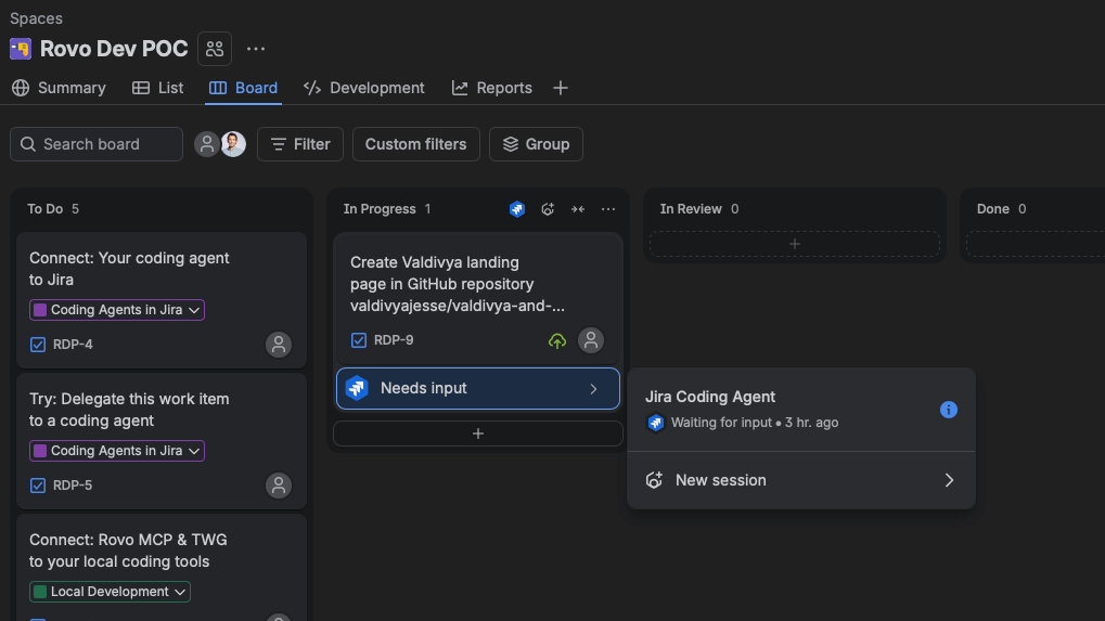 Can You Build a Website with Jira and Rovo Dev?