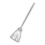 sketch of a broom