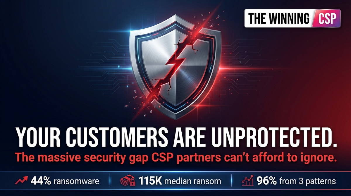 Your Customers Are Unprotected: The Massive Security Gap CSP Partners Can't Afford to Ignore