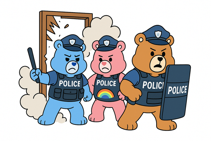 Mathieu, les flics ont débarqué chez moi, que faire ?