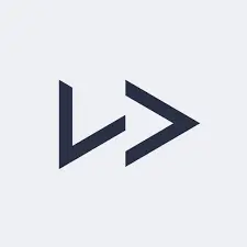 Lingvist logo of black graphic arrows on a white background