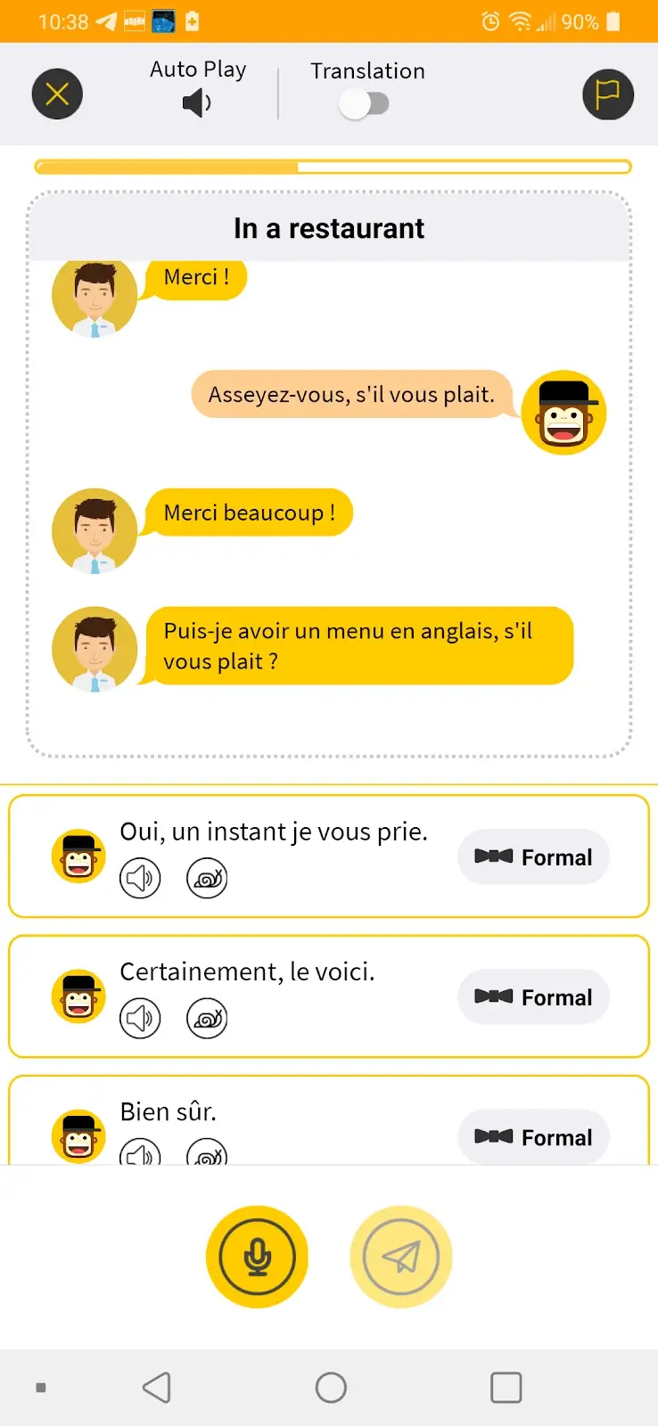 A screenshot of a conversation with Ling's chatbot