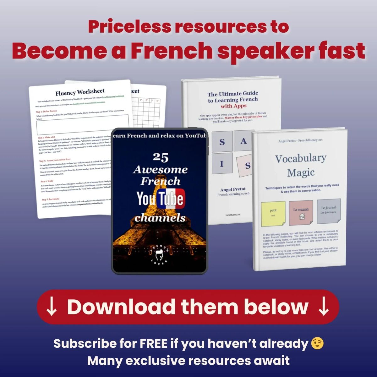 Your FREE French Fluency Starter Kit