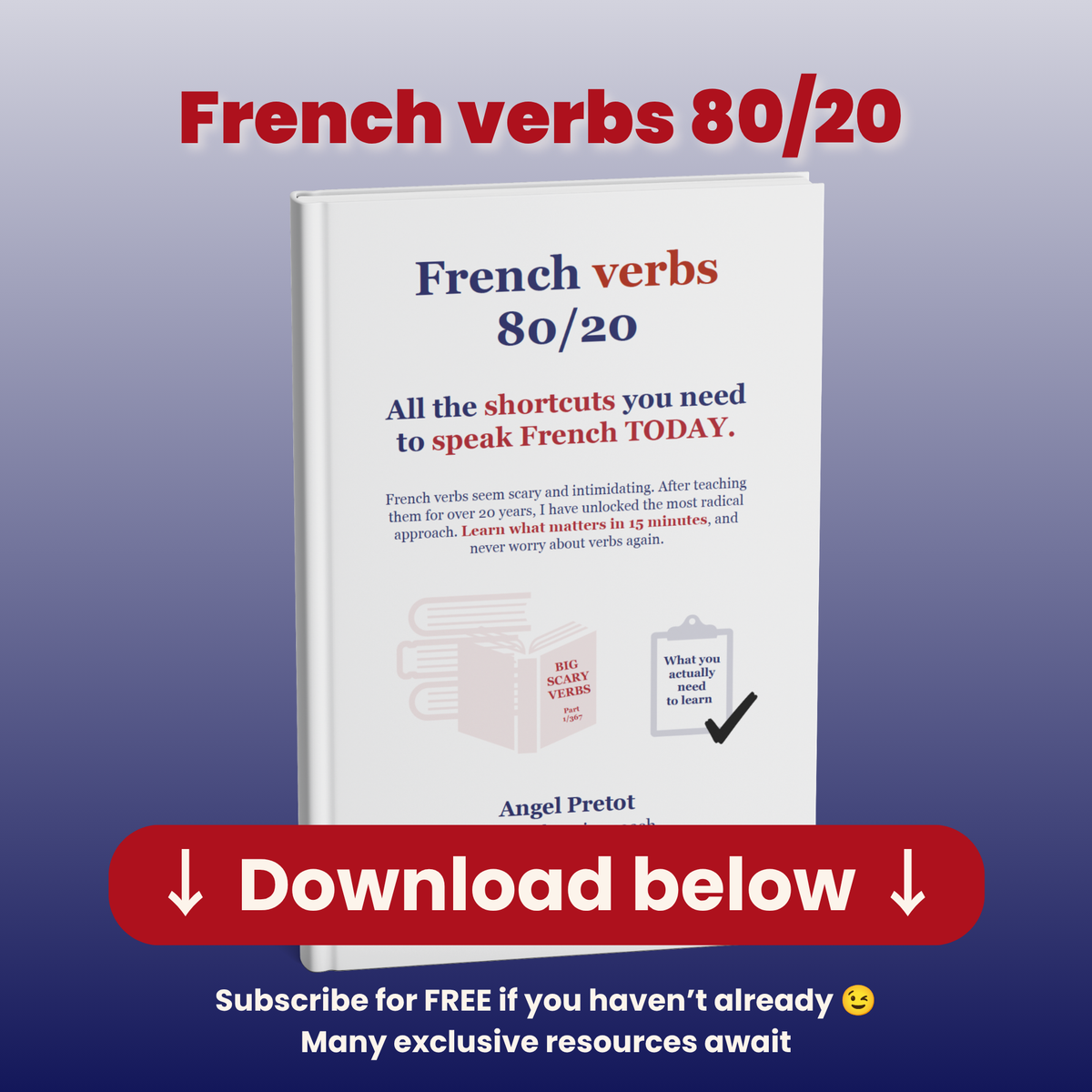 French verbs 80/20