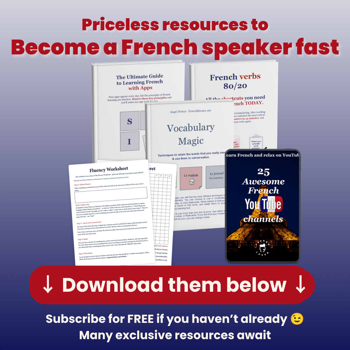 French Fluency free resources