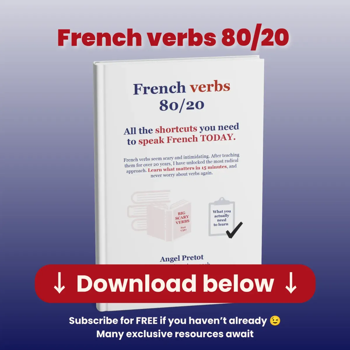 French verbs 80/20