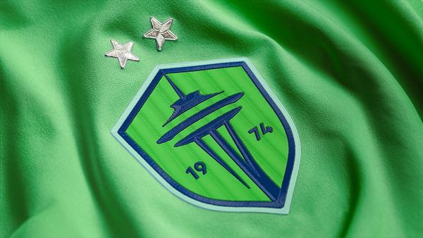 the reimagined Seattle Sounders crest and colors