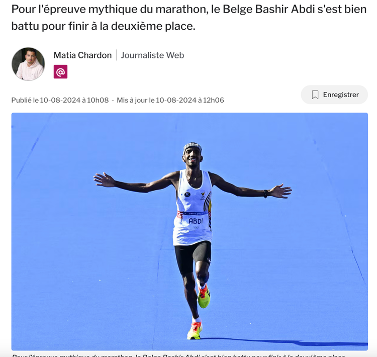 Médaille d'argent pour Bachir Abdi ou de l'importance de donner aux demandeurs d'asile une chance