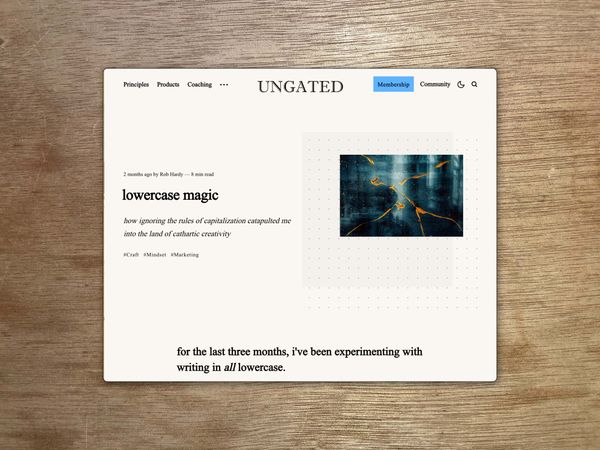capitalize on creativity