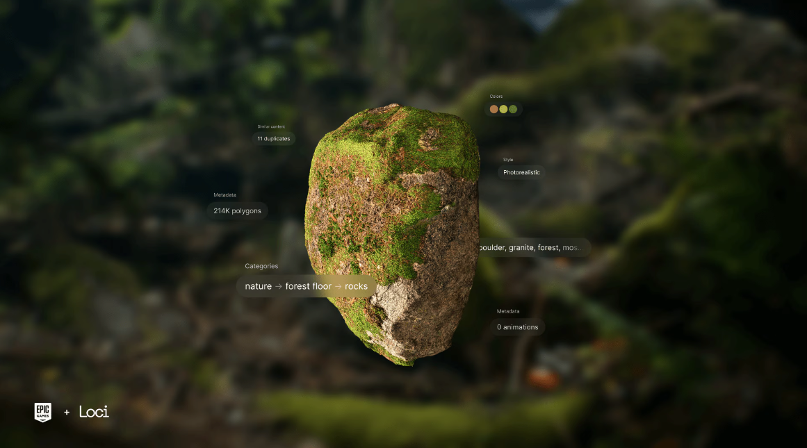 Epic Games Acquires Loci to Automate 3D Asset Tagging and Protection