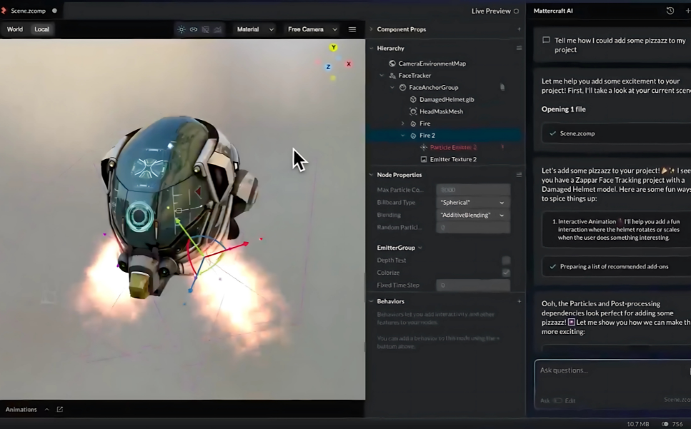 Zappar Launches Mattercraft AI Assistant for No-Code 3D and AR Creation