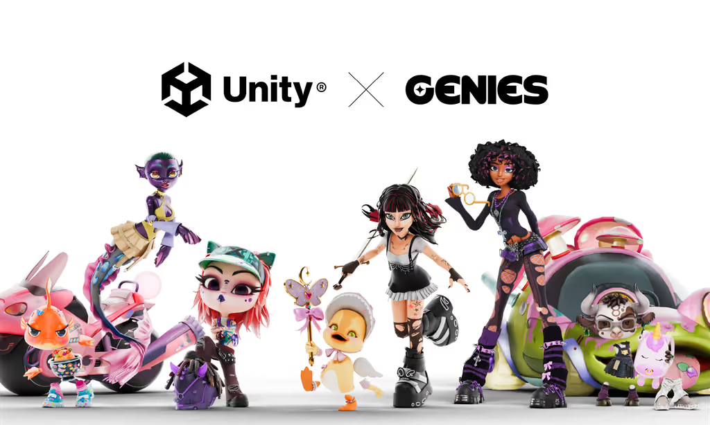 Genies and Unity Partner to Bring AI Avatars to Game Developers