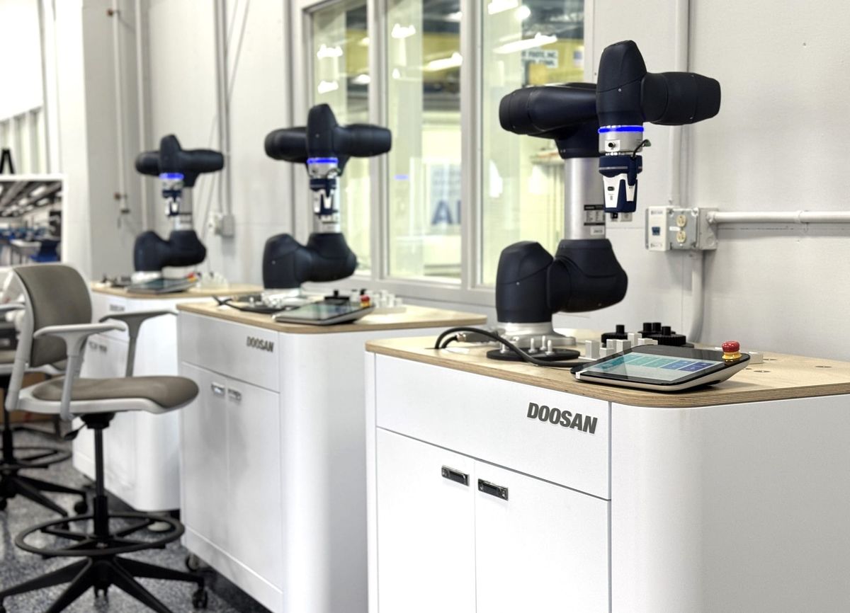 Doosan Opens Authorized Robotics Center to Advance Workforce Training in Maine