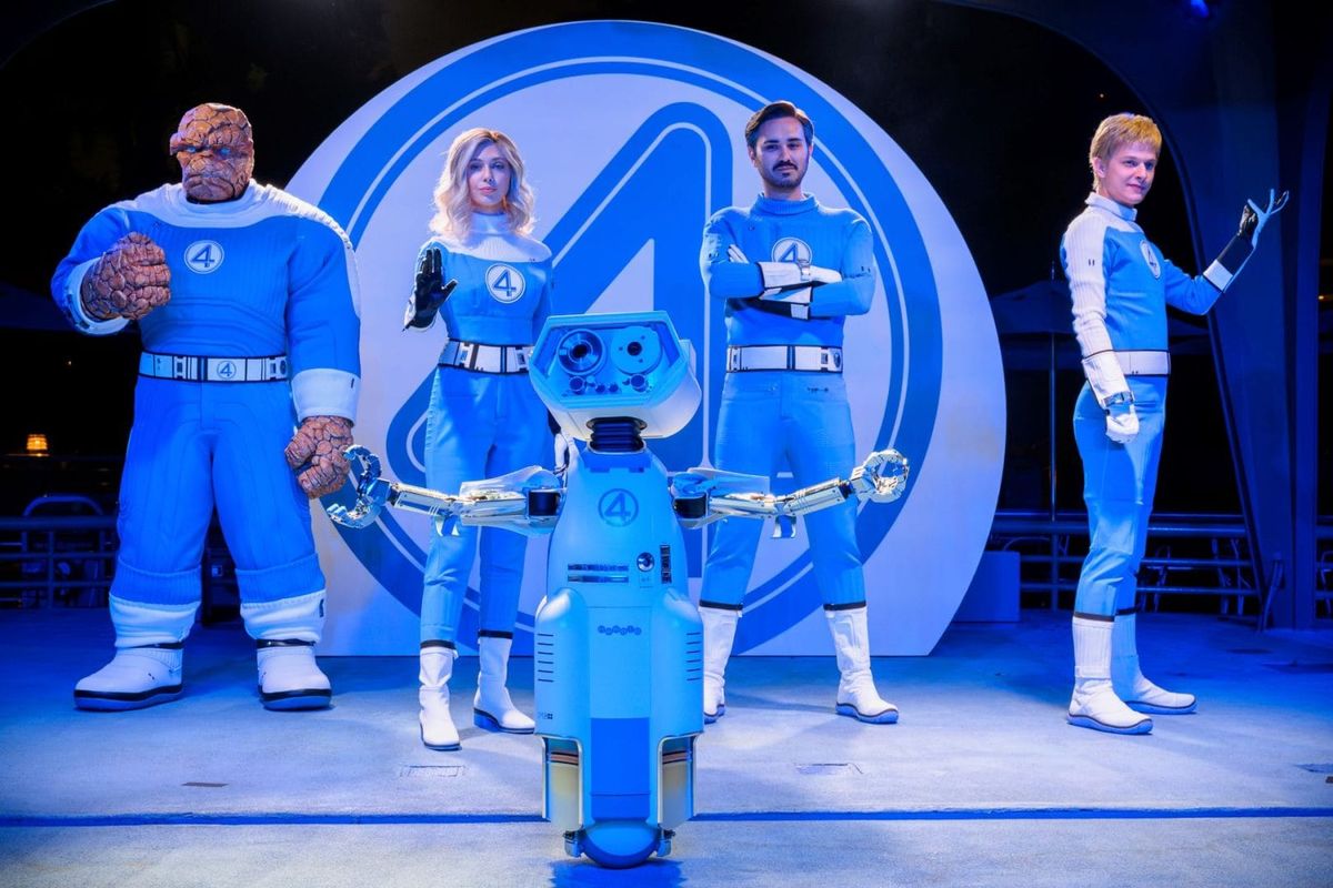 Disney Brings Fantastic Four Robot to Life with Rolling, Guest-Ready Moves