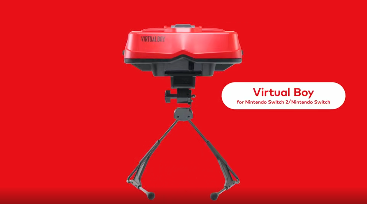 Virtual Boy Returns with 3D Games and Accessories for Nintendo Switch