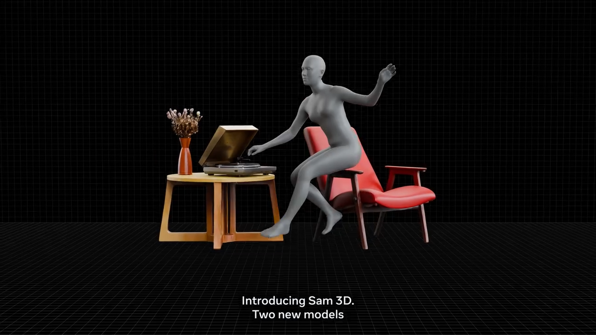 Meta Introduces SAM 3D to Reconstruct Objects and Humans from a Single Image