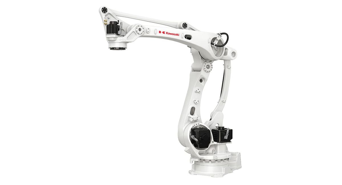 Kawasaki Introduces Compact 110kg Palletizing Robot with Hollow Wrist Design