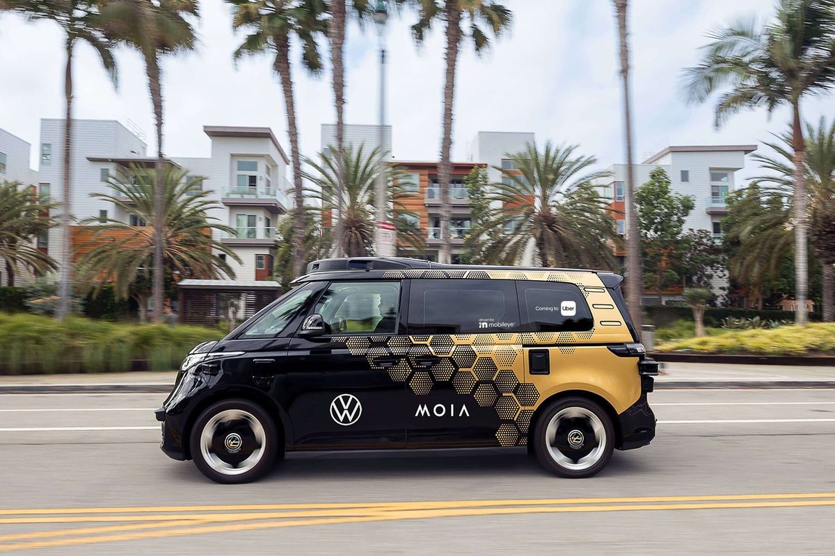 MOIA and Uber Begin Autonomous ID. Buzz Testing in Los Angeles