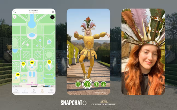 Versailles Gardens Transformed with Snapchat’s AR Dance Experience