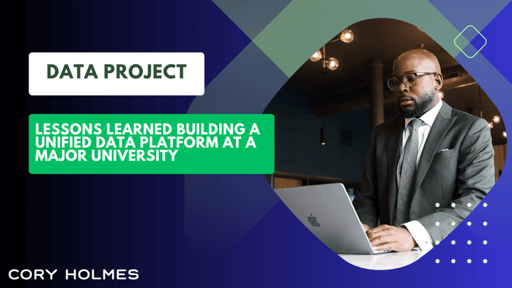 Lessons Learned Building a Unified Data Platform at a Major University