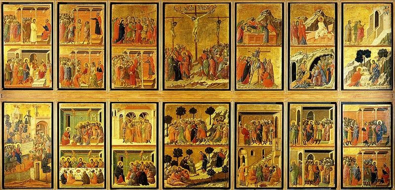 Duccio of Buoninsegna's Paintings of the Passion