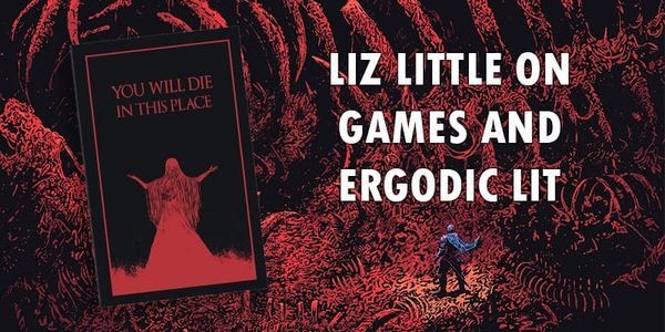 Left: the cover of You Will Die In This Place. Right: You, daunted, wasting away in this, your prison of bone and flesh.