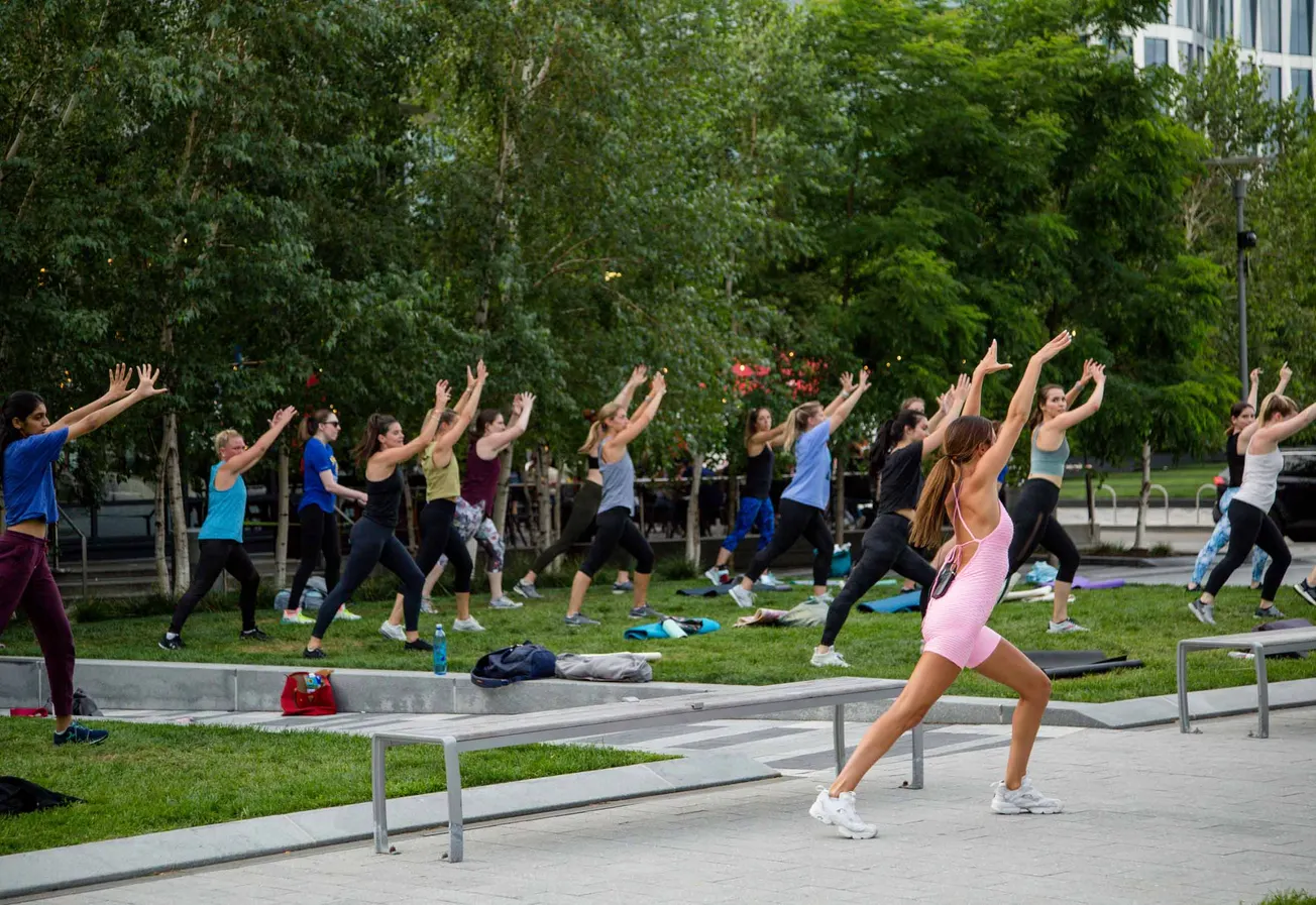 Vuelve la serie gratuita de ejercicios al aire libre en Seaport