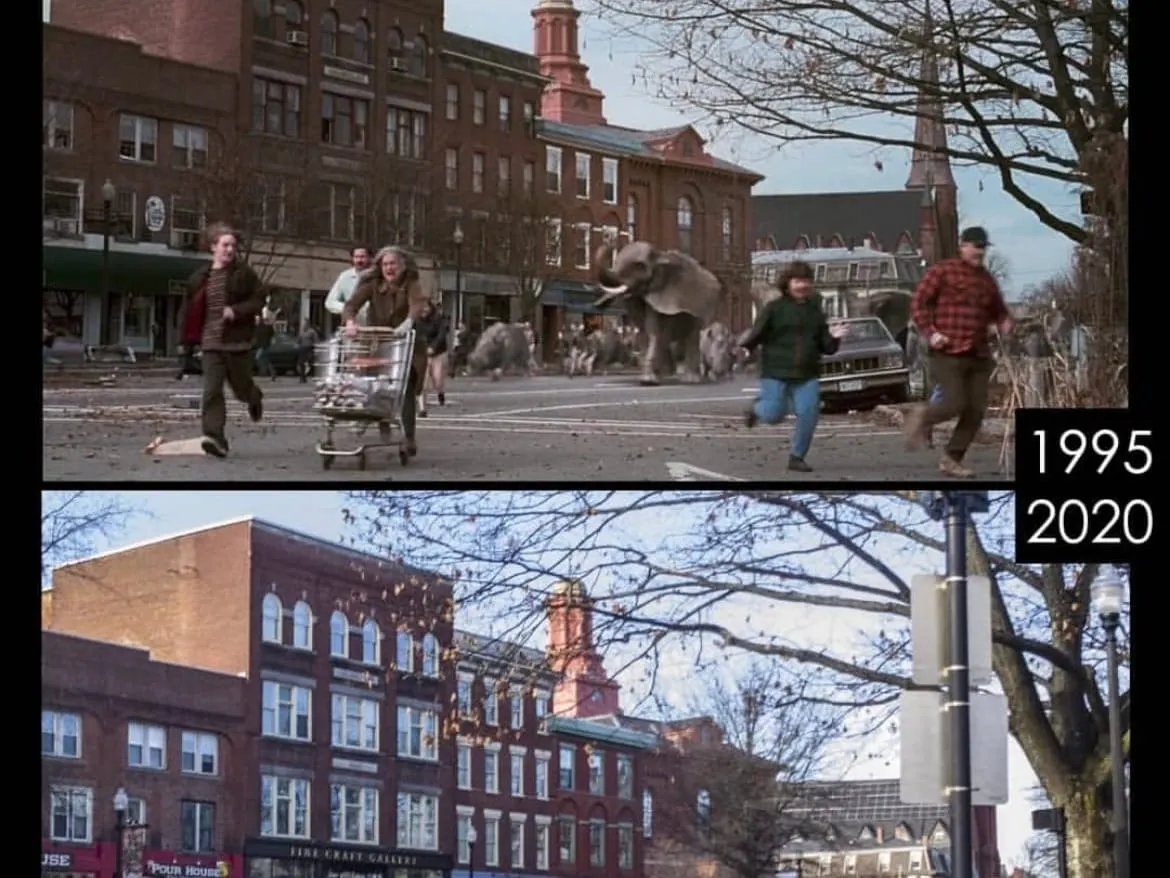 La ciudad de Nueva Inglaterra donde fue grabada “Jumanji” celebra el 30 aniversario de la película