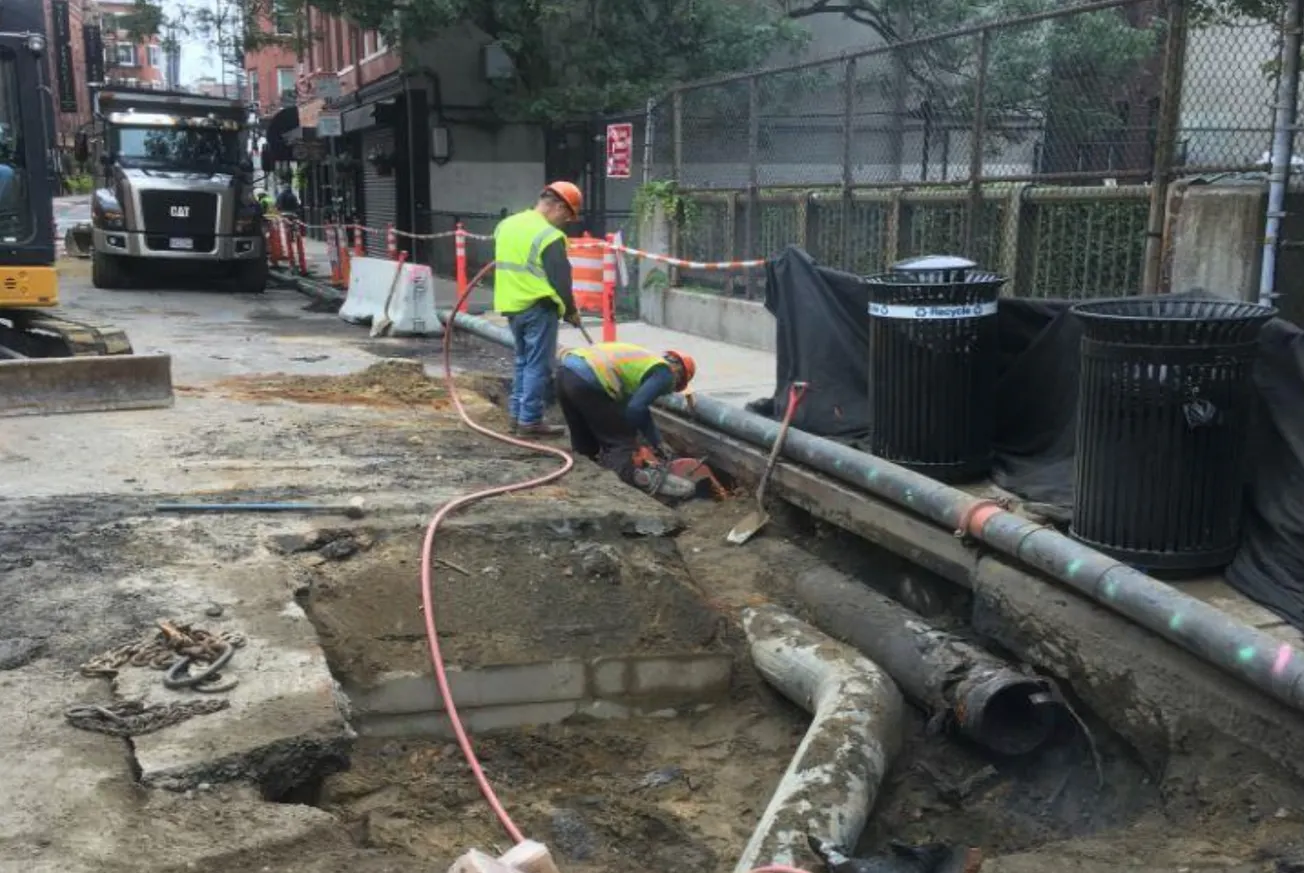 Algunos residentes de South Boston se quedan sin agua tras la rotura de una tubería