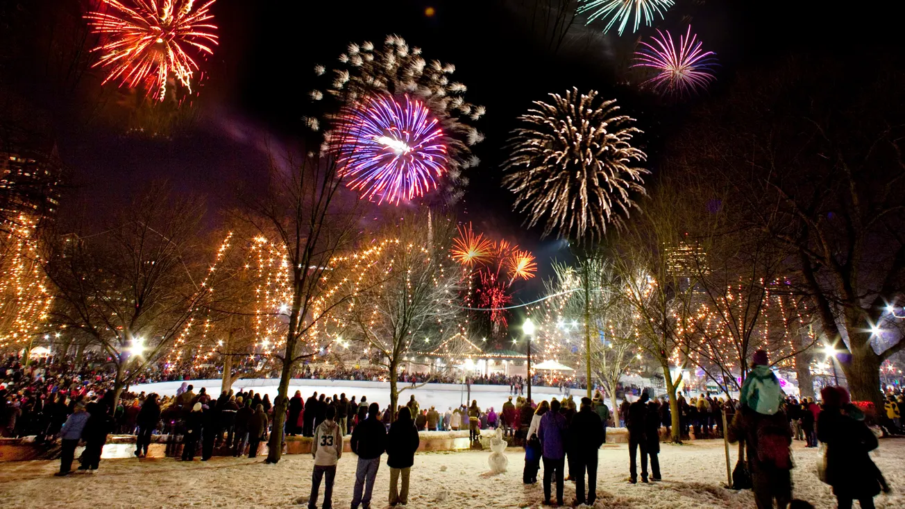 Habrá un espectáculo de patinaje en el Frog Pond el 31 de diciembre